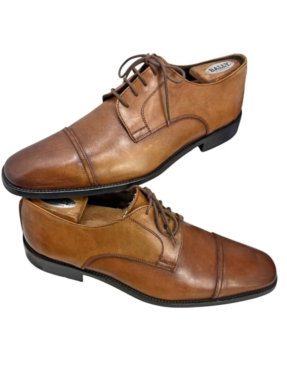 To Boot New York Adam Derrick‎ Brown Cap Toe Leather Dress Oxfords